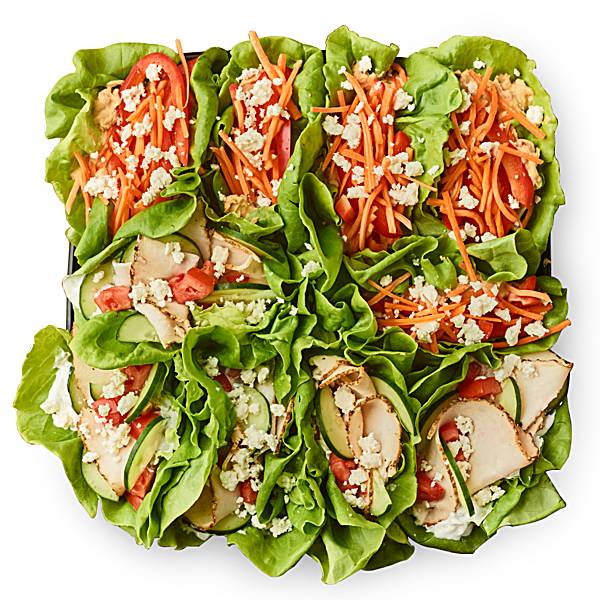 Boar’s Head Mediterranean Style Veggie Lettuce Wrap, Platter Small