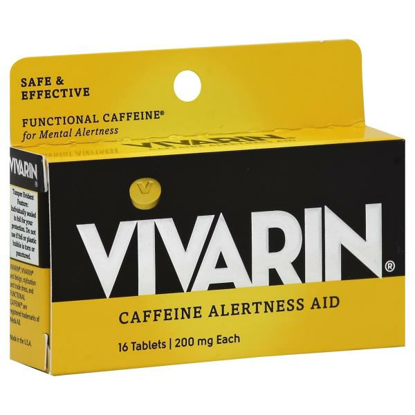 Vivarin Caffeine Alertness Aid, 200 mg, Tablets – Auburn Opelika ...